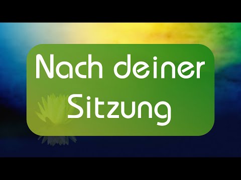 YouTube Thumbnail: Nach der Sitzung